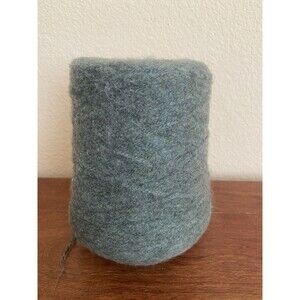 Soft Cone Yarn Mohair Green Black Mix 540g #515